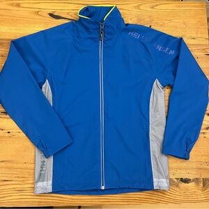 Helly Hansen Men's Rain Coat - Blue and Gray